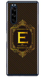 Cf LTD ���O�W���A���[�C�j�V���� E �S�[���h�C�G���[ �i�N���A�j Xperia 5 SOV41�ESO-01M�E901SO�EJ9260 au�Edocomo�ESoftBank�EMVNO�X�}�z�iSIM�t���[�[���j Coverfull xperia 5 �P�[�X xperia 5 �J�o�[ 5 �P�[�X 5 �J