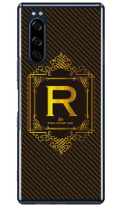 Cf LTD ���O�W���A���[�C�j�V���� R �S�[���h�C�G���[ �i�N���A�j Xperia 5 SOV41�ESO-01M�E901SO�EJ9260 au�Edocomo�ESoftBank�EMVNO�X�}�z�iSIM�t���[�[���j Coverfull xperia 5 �P�[�X xperia 5 �J�o�[ 5 �P�[�X 5 �J