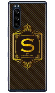 Cf LTD ���O�W���A���[�C�j�V���� S �S�[���h�C�G���[ �i�N���A�j Xperia 5 SOV41�ESO-01M�E901SO�EJ9260 au�Edocomo�ESoftBank�EMVNO�X�}�z�iSIM�t���[�[���j Coverfull xperia 5 �P�[�X xperia 5 �J�o�[ 5 �P�[�X 5 �J