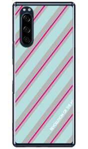 ROTM Stripe �G�������h �i�N���A�j design by ROTM Xperia 5 SOV41�ESO-01M�E901SO�EJ9260 au�Edocomo�ESoftBank�EMVNO�X�}�z�iSIM�t���[�[���j SECOND SKIN xperia 5 �P�[�X xperia 5 �J�o�[ 5 �P�[�X 5 �J�o�[ �G�N�X�y���A5 