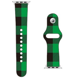 【送料無料】 SECOND SKIN for Apple Watch Buffalo check グリーン design by Moisture / for 38/40/41mm 【SECOND SKIN】applewatch バンド アップルウォッチ バンド applewatch ベルト アップルウォッチ べルト ファッショナブル おしゃれ かわいい 交換ベルト