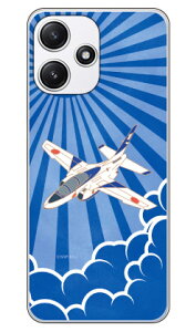 SAP�G�A�v���C���V���[�Y T-4�u���[�C���p���X ���ɂ̉_�C (�N���A) Redmi 12 5G XIG03 A401XM Coverfull �{�� �ی� �n�[�h�P�[�X �X�}�z�J�o�[�@��������