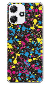�X�v���b�g CMYK (�N���A) Redmi 12 5G XIG03 A401XM SECOND SKIN �{�� �ی� �n�[�h�P�[�X �X�}�z�J�o�[�@��������