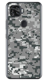 DIGITAL camouflage グレー （クリア） design by Moisture ZTE a1 ZTG01 au SECOND SKIN ハードケース au ztg01 カバー ztg01 ケース zte a1 ztg01 カバー zte a1 ztg01 ケース ZTE a1 カバー ZTE a1 ケース android アンドロイド スマホ 送料無料