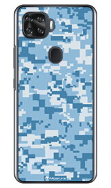 DIGITAL camouflage ブルー （クリア） design by Moisture ZTE a1 ZTG01 au SECOND SKIN ハードケース au ztg01 カバー ztg01 ケース zte a1 ztg01 カバー zte a1 ztg01 ケース ZTE a1 カバー ZTE a1 ケース android アンドロイド スマホ 送料無料