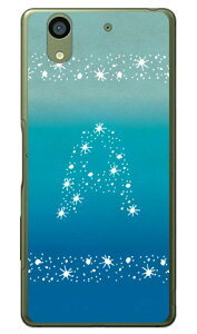 Cf LTD アロハ イニシャル オーシャン A (クリア) arrows NX F-01K docomo Coverfull スマホケース ハードケース f-01k ケース f-01k カバー arrows nx f-01k ケース arrows nx f-01k カバー アローズ nx f-01k ケース