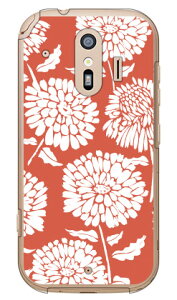 Cf LTD シックフラワー レッド (クリア) らくらくスマートフォン F-42A・me F-01L docomo Coverfull らくらくスマートフォンme f-01l ケース らくらくスマートフォンme f-01l カバー らくらく スマホme ケ