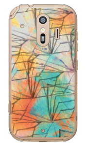 カレイド パターン (クリア) らくらくスマートフォン F-42A・me F-01L docomo Coverfull らくらくスマートフォンme f-01l ケース らくらくスマートフォンme f-01l カバー らくらく スマホme ケース らく