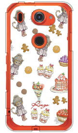 スイーツネコ cocoちゃん（クリア） design by Ringo ARROWS NX F-02G docomo Coverfull ドコモ f-02g ケース f-02g カバー arrows nx f-02g ケース arrows nx f-02g カバー f02gケース f02gカバー アローズ nx f 02g ケース 送料無料