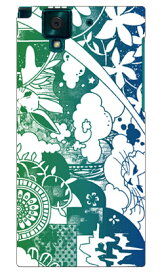 kion 「dree green indigo」 arrows NX F-02H docomo SECOND SKIN スマホケース ハードケース f−02h ケース f−02h カバー f−02hケース f−02hカバー f02h ケース f02h カバー f02hケース f02hカバー arrows nx f−02h ケース arrows nx 送料無料