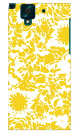 kion 「flower yellow」 arrows NX F-02H docomo SECOND SKIN スマホケース ハードケース f−02h ケース f−02h カバー f−02hケース f−02hカバー f02h ケース f02h カバー f02hケース f02hカバー arrows nx f−02h ケース arrows nx 送料無料