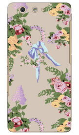 SINDEE 「Lola Flower （ライトブラウン）」 arrows SV F-03H・M03・M04・M04 PREMIUM・TONE m17 docomo・MVNOスマホ（SIMフリー端末） SECOND SKIN arrows sv f-03h ケース arrows sv f-03h カバー f-03hケース f-03hカバー f 送料無料