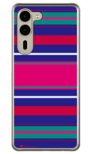 Moisture Stripe �u���[ (�N���A) design by Moisture arrows We2 Plus F-51E M06 SECOND SKIN �{�� �ی� �n�[�h�P�[�X �X�}�z�J�o�[�@��������
