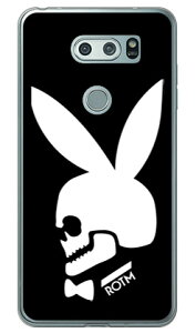 Bunny bone �u���b�N �i�\�t�gTPU�N���A�j design by ROTM V30+ L-01K�EJOJO L-02K�Eisai V30+ LGV35 docomo�Eau SECOND SKIN v30+ �P�[�X v30+ �J�o�[ V30 �W���W�� �C�T�C l-01k l-02k lgv35 �P�[�X V30 �W���W�� �C�T�C l-01k l-02k