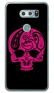Paisley skull �u���b�N �i�\�t�gTPU�N���A�j design by ROTM V30+ L-01K�EJOJO L-02K�Eisai V30+ LGV35 docomo�Eau SECOND SKIN v30+ �P�[�X v30+ �J�o�[ V30 �W���W�� �C�T�C l-01k l-02k lgv35 �P�[�X V30 �W���W�� �C�T�C l-01k l-