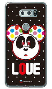 Love Panda �z���C�g�h�b�g �i�\�t�gTPU�N���A�j design by Moisture V30+ L-01K�EJOJO L-02K�Eisai V30+ LGV35 docomo�Eau SECOND SKIN v30+ �P�[�X v30+ �J�o�[ V30 �W���W�� �C�T�C l-01k l-02k lgv35 �P�[�X V30 �W���W�� �C�T