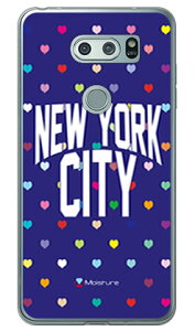 NYC �}���`�n�[�g�h�b�g�l�C�r�[ �i�\�t�gTPU�N���A�j design by Moisture V30+ L-01K�EJOJO L-02K�Eisai V30+ LGV35 docomo�Eau SECOND SKIN v30+ �P�[�X v30+ �J�o�[ V30 �W���W�� �C�T�C l-01k l-02k lgv35 �P�[�X V30 �W���W