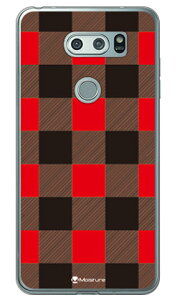 Buffalo check ���b�h �i�\�t�gTPU�N���A�j design by Moisture V30+ L-01K�EJOJO L-02K�Eisai V30+ LGV35 docomo�Eau SECOND SKIN v30+ �P�[�X v30+ �J�o�[ V30 �W���W�� �C�T�C l-01k l-02k lgv35 �P�[�X V30 �W���W�� �C�T�C ����
