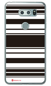 Moisture Stripe �u���b�N�z���C�g �i�\�t�gTPU�N���A�j design by Moisture V30+ L-01K�EJOJO L-02K�Eisai V30+ LGV35 docomo�Eau SECOND SKIN v30+ �P�[�X v30+ �J�o�[ V30 �W���W�� �C�T�C l-01k l-02k lgv35 �P�[�X V30 �W���W�� 