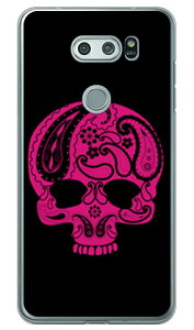 Paisley skull �u���b�N �i�N���A�j design by ROTM V30+ L-01K�EJOJO L-02K�Eisai V30+ LGV35 docomo�Eau SECOND SKIN v30+ �P�[�X v30+ �J�o�[ V30 �W���W�� �C�T�C l-01k l-02k lgv35 �P�[�X V30 �W���W�� �C�T�C l-01k l-02k ����