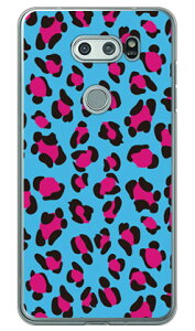 Leopard �u���[ �i�N���A�j design by ROTM V30+ L-01K�EJOJO L-02K�Eisai V30+ LGV35 docomo�Eau SECOND SKIN v30+ �P�[�X v30+ �J�o�[ V30 �W���W�� �C�T�C l-01k l-02k lgv35 �P�[�X V30 �W���W�� �C�T�C l-01k l-02k lgv35 ������