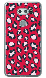 Leopard ���b�h �i�N���A�j design by ROTM V30+ L-01K�EJOJO L-02K�Eisai V30+ LGV35 docomo�Eau SECOND SKIN v30+ �P�[�X v30+ �J�o�[ V30 �W���W�� �C�T�C l-01k l-02k lgv35 �P�[�X V30 �W���W�� �C�T�C l-01k l-02k lgv35 ������