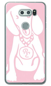 Dog �s���N×�z���C�g design by ROTM �i�N���A�j V30+ L-01K�EJOJO L-02K�Eisai V30+ LGV35 docomo�Eau SECOND SKIN v30+ �P�[�X v30+ �J�o�[ V30 �W���W�� �C�T�C l-01k l-02k lgv35 �P�[�X V30 �W���W�� �C�T�C l-01k l-02k lgv35 