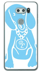 Dog �z���C�g×�T�b�N�X�u���[ design by ROTM �i�N���A�j V30+ L-01K�EJOJO L-02K�Eisai V30+ LGV35 docomo�Eau SECOND SKIN v30+ �P�[�X v30+ �J�o�[ V30 �W���W�� �C�T�C l-01k l-02k lgv35 �P�[�X V30 �W���W�� �C�T�C l-01k 