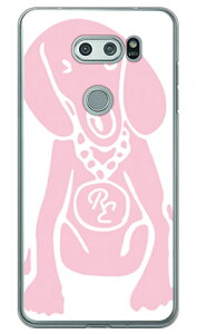 Dog �z���C�g×�s���N design by ROTM �i�N���A�j V30+ L-01K�EJOJO L-02K�Eisai V30+ LGV35 docomo�Eau SECOND SKIN v30+ �P�[�X v30+ �J�o�[ V30 �W���W�� �C�T�C l-01k l-02k lgv35 �P�[�X V30 �W���W�� �C�T�C l-01k l-02k lgv35 