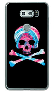Psychedelic skull �s���N×�u���[ �i�N���A�j design by ROTM V30+ L-01K�EJOJO L-02K�Eisai V30+ LGV35 docomo�Eau SECOND SKIN v30+ �P�[�X v30+ �J�o�[ V30 �W���W�� �C�T�C l-01k l-02k lgv35 �P�[�X V30 �W���W�� �C�T�C l-01k 