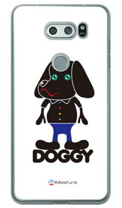 Doggy Pure �z���C�g �i�N���A�j design by Moisture V30+ L-01K�EJOJO L-02K�Eisai V30+ LGV35 docomo�Eau SECOND SKIN v30+ �P�[�X v30+ �J�o�[ V30 �W���W�� �C�T�C l-01k l-02k lgv35 �P�[�X V30 �W���W�� �C�T�C l-01k l-02k ����