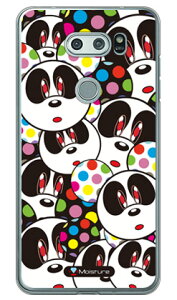 Panda Face �i�N���A�j design by Moisture V30+ L-01K�EJOJO L-02K�Eisai V30+ LGV35 docomo�Eau SECOND SKIN v30+ �P�[�X v30+ �J�o�[ V30 �W���W�� �C�T�C l-01k l-02k lgv35 �P�[�X V30 �W���W�� �C�T�C l-01k l-02k lgv35 ��������