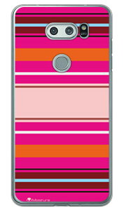 Moisture Stripe �s���N �i�N���A�j design by Moisture V30+ L-01K�EJOJO L-02K�Eisai V30+ LGV35 docomo�Eau SECOND SKIN v30+ �P�[�X v30+ �J�o�[ V30 �W���W�� �C�T�C l-01k l-02k lgv35 �P�[�X V30 �W���W�� �C�T�C l-01k l-02k ��