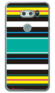 Moisture Stripe �u���b�N �i�N���A�j design by Moisture V30+ L-01K�EJOJO L-02K�Eisai V30+ LGV35 docomo�Eau SECOND SKIN v30+ �P�[�X v30+ �J�o�[ V30 �W���W�� �C�T�C l-01k l-02k lgv35 �P�[�X V30 �W���W�� �C�T�C l-01k ����