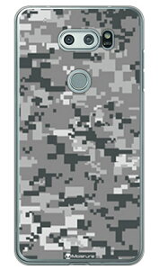 DIGITAL camouflage �O���[ �i�N���A�j design by Moisture V30+ L-01K�EJOJO L-02K�Eisai V30+ LGV35 docomo�Eau SECOND SKIN v30+ �P�[�X v30+ �J�o�[ V30 �W���W�� �C�T�C l-01k l-02k lgv35 �P�[�X V30 �W���W�� �C�T�C l-01k ����