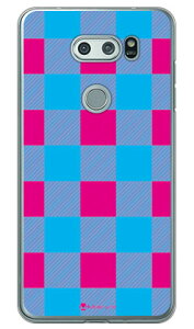 Buffalo check �s���N×�u���[ �i�N���A�j design by Moisture V30+ L-01K�EJOJO L-02K�Eisai V30+ LGV35 docomo�Eau SECOND SKIN v30+ �P�[�X v30+ �J�o�[ V30 �W���W�� �C�T�C l-01k l-02k lgv35 �P�[�X V30 �W���W�� �C�T�C l-01k 