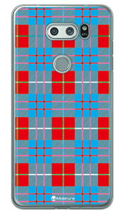 Tartan check ���b�h �i�N���A�j design by Moisture V30+ L-01K�EJOJO L-02K�Eisai V30+ LGV35 docomo�Eau SECOND SKIN v30+ �P�[�X v30+ �J�o�[ V30 �W���W�� �C�T�C l-01k l-02k lgv35 �P�[�X V30 �W���W�� �C�T�C l-01k l-02k ����