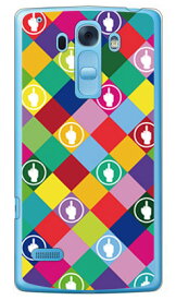 F rhombuses マルチ （クリア） design by ROTM Disney Mobile on docomo DM-01G docomo SECOND SKIN ドコモ dm－01g カバー dm－01g ケースモバイル ドコモ ケースdm－01g disney mobile on docomo dm-01g 送料無料