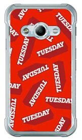 TUESDAY レッド （クリア） Galaxy Active neo SC-01H docomo Coverfull sc－01h ケース sc－01h カバー sc 01h ケース sc 01h カバー sc01h ケース sc01h カバー sc01hケース sc01hカバー galaxy active neo ケース galaxy 送料無料