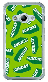 SUNDAY グリーン （クリア） Galaxy Active neo SC-01H docomo Coverfull sc－01h ケース sc－01h カバー sc 01h ケース sc 01h カバー sc01h ケース sc01h カバー sc01hケース sc01hカバー galaxy active neo ケース galaxy 送料無料