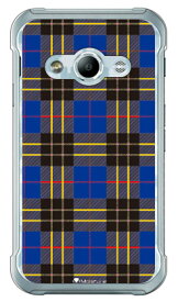 Tartan check ブルー （クリア） design by Moisture Galaxy Active neo SC-01H docomo SECOND SKIN sc－01h ケース sc－01h カバー sc 01h ケース sc 01h カバー sc01h ケース sc01h カバー sc01hケース sc01hカバー galaxy active 送料無料