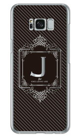 Cf LTD ラグジュアリーイニシャル J シルバーグレー （クリア） Galaxy S8+ （PLUS） SC-03J・SCV35 docomo・au Coverfull galaxy s8 plus ケース galaxy s8 plus カバー ギャラクシーs8 プラス ケース ギャラクシーs8 プラス カバー 送料無料