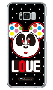Love Panda �z���C�g�h�b�g �i�N���A�j design by Moisture Galaxy S8+ �iPLUS�j SC-03J�ESCV35 docomo�Eau SECOND SKIN galaxy s8 plus �P�[�X galaxy s8 plus �J�o�[ �M�����N�V�[s8 �v���X �P�[�X �M�����N�V�[s8 �v���X �J