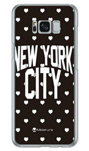 NYC �z���C�g�n�[�g�h�b�g �i�N���A�j design by Moisture Galaxy S8+ �iPLUS�j SC-03J�ESCV35 docomo�Eau SECOND SKIN galaxy s8 plus �P�[�X galaxy s8 plus �J�o�[ �M�����N�V�[s8 �v���X �P�[�X �M�����N�V�[s8 �v���X �J