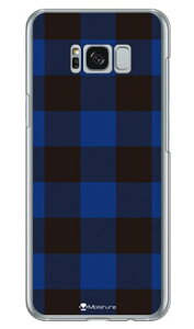 Buffalo check �u���[ �i�N���A�j design by Moisture Galaxy S8+ �iPLUS�j SC-03J�ESCV35 docomo�Eau SECOND SKIN galaxy s8 plus �P�[�X galaxy s8 plus �J�o�[ �M�����N�V�[s8 �v���X �P�[�X �M�����N�V�[s8 �v���X �J�o�[ sc-0
