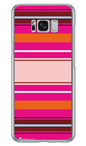 Moisture Stripe �s���N �i�N���A�j design by Moisture Galaxy S8+ �iPLUS�j SC-03J�ESCV35 docomo�Eau SECOND SKIN galaxy s8 plus �P�[�X galaxy s8 plus �J�o�[ �M�����N�V�[s8 �v���X �P�[�X �M�����N�V�[s8 �v���X �J�o�[ 