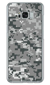 DIGITAL camouflage �O���[ �i�N���A�j design by Moisture Galaxy S8+ �iPLUS�j SC-03J�ESCV35 docomo�Eau SECOND SKIN galaxy s8 plus �P�[�X galaxy s8 plus �J�o�[ �M�����N�V�[s8 �v���X �P�[�X �M�����N�V�[s8 �v���X �J�o�[