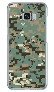 DIGITAL camouflage �O���[�� �i�N���A�j design by Moisture Galaxy S8+ �iPLUS�j SC-03J�ESCV35 docomo�Eau SECOND SKIN galaxy s8 plus �P�[�X galaxy s8 plus �J�o�[ �M�����N�V�[s8 �v���X �P�[�X �M�����N�V�[s8 �v���X �J�o