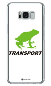 TRANSPORT FROG �z���C�g×�u���b�N �i�N���A�j design by Moisture Galaxy S8+ �iPLUS�j SC-03J�ESCV35 docomo�Eau SECOND SKIN galaxy s8 plus �P�[�X galaxy s8 plus �J�o�[ �M�����N�V�[s8 �v���X �P�[�X �M�����N�V�[s8 �v��