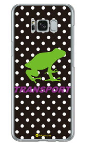 TRANSPORT FROG �u���b�N×�p�[�v�� �i�N���A�j design by Moisture Galaxy S8+ �iPLUS�j SC-03J�ESCV35 docomo�Eau SECOND SKIN galaxy s8 plus �P�[�X galaxy s8 plus �J�o�[ �M�����N�V�[s8 �v���X �P�[�X �M�����N�V�[s8 �v��